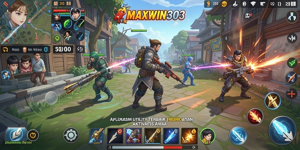 Screenshot utama MAXWIN303 menampilkan berbagai fitur Utility yang memudahkan pengguna.