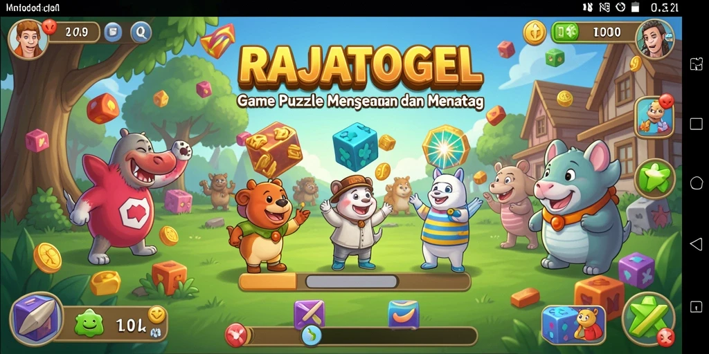 Screenshot utama RAJATOGEL menampilkan gameplay Puzzle yang menarik.